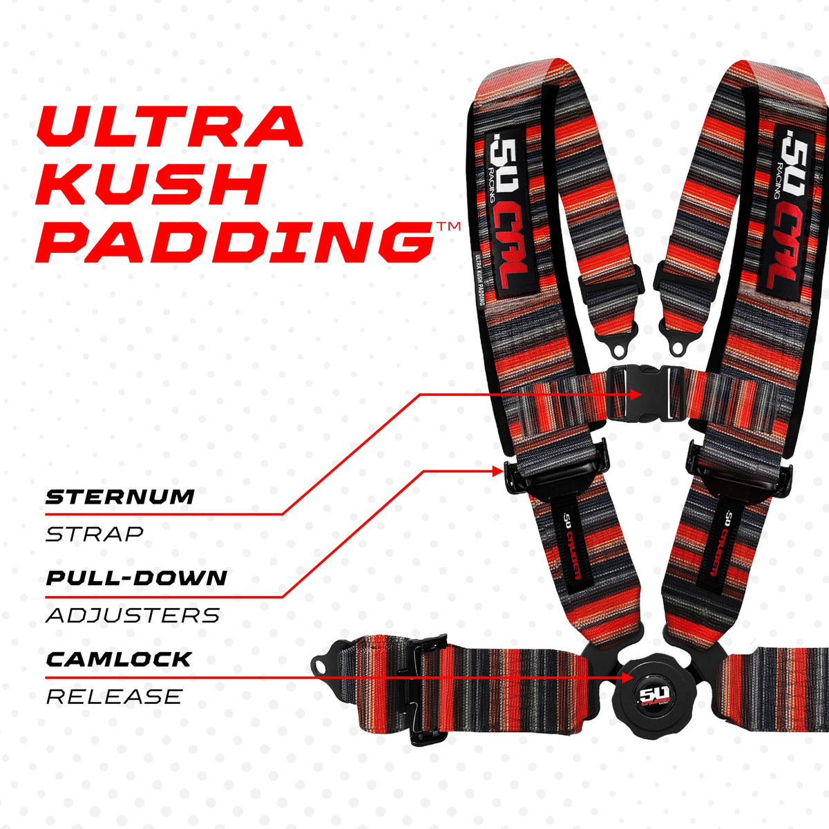 Elite Camlock 4/5-Point UTV Harness