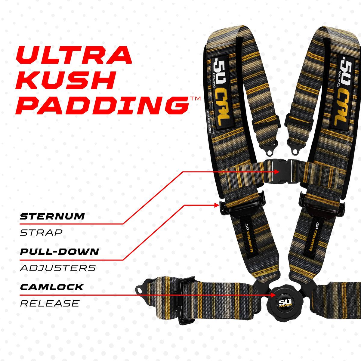 Elite Camlock 4/5-Point UTV Harness