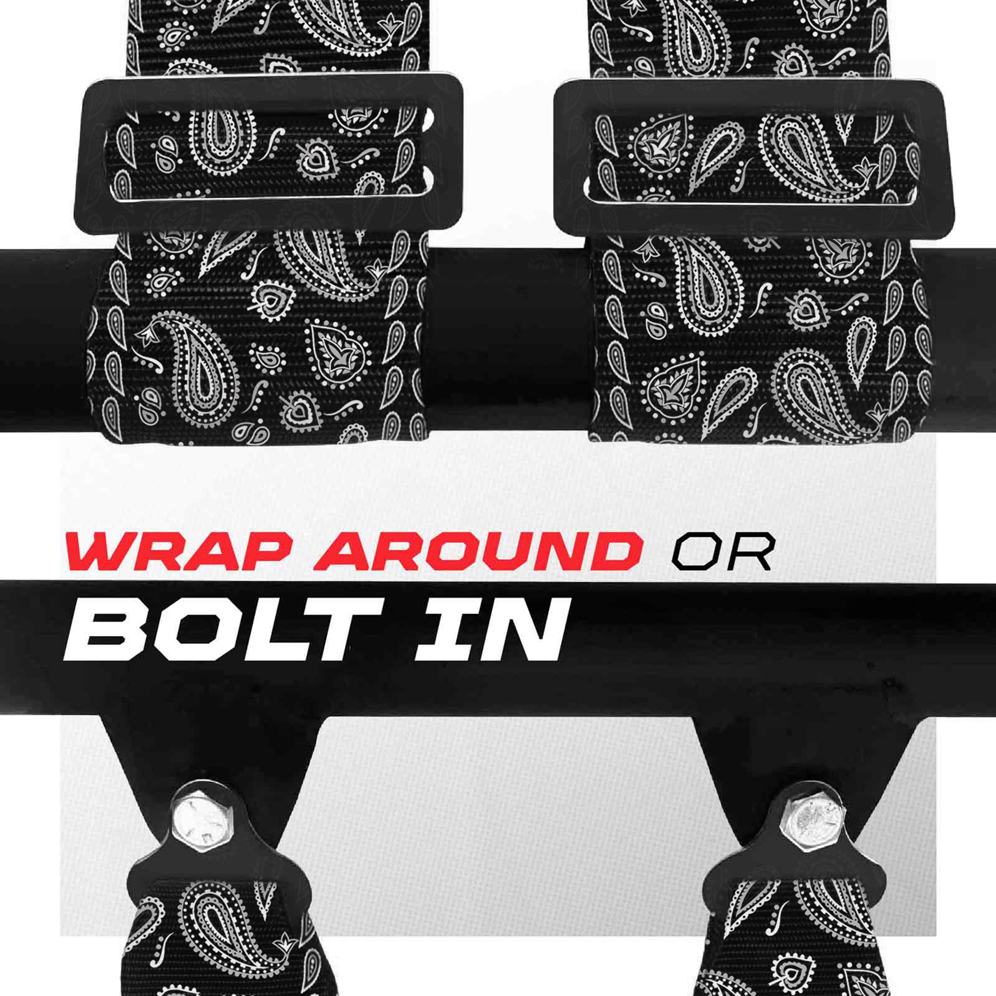 50 Caliber Racing Elite Series 4-Point UTV Harness | Ultra Kush Padding + Push Button Release | 2" & 3", 7 Colors