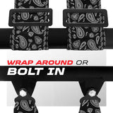50 Caliber Racing Elite Series 4-Point UTV Harness | Ultra Kush Padding + Push Button Release | 2" & 3", 7 Colors