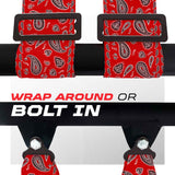 50 Caliber Racing Elite Series 4-Point UTV Harness | Ultra Kush Padding + Push Button Release | 2" & 3", 7 Colors