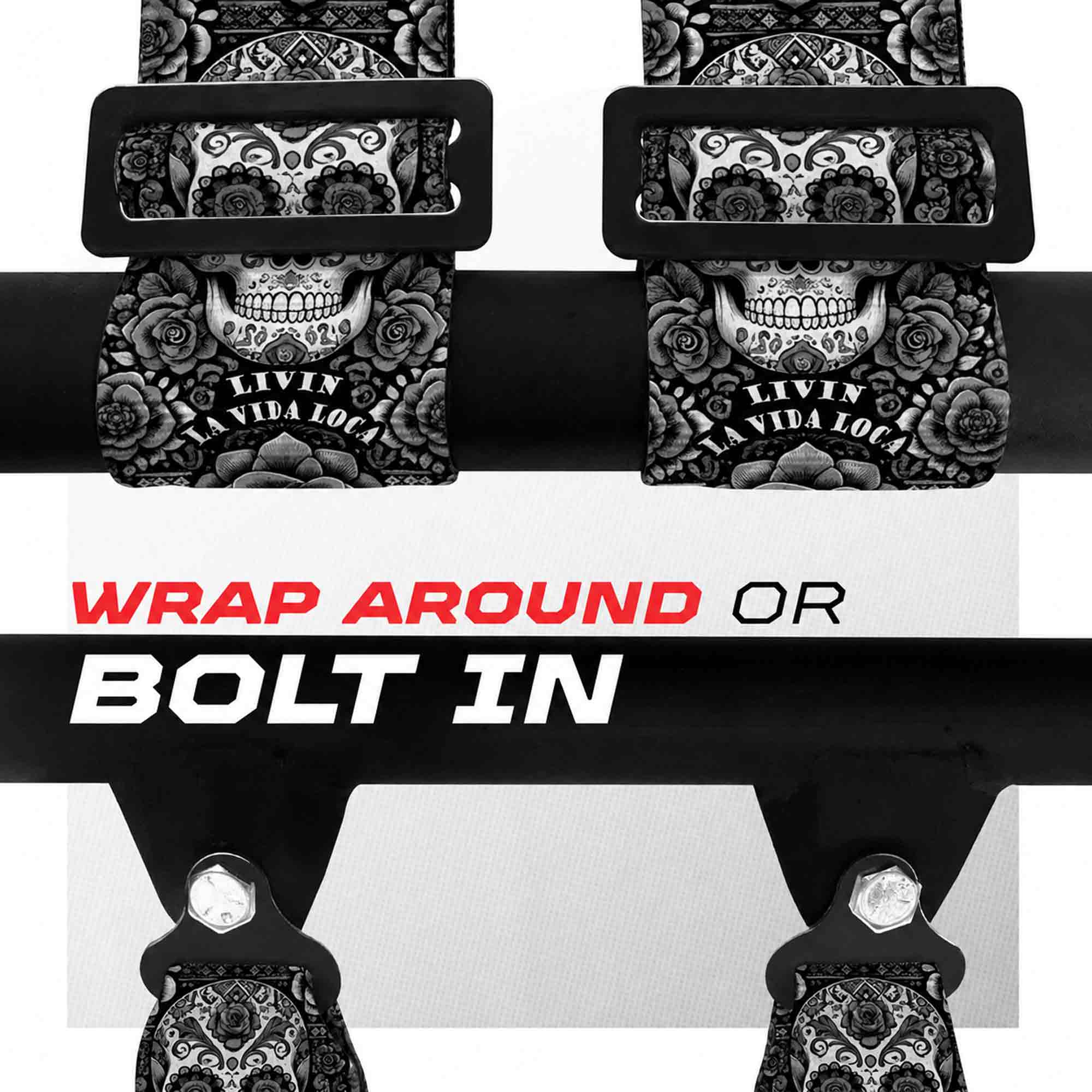 50 Caliber Racing Elite Series 4-Point UTV Harness | Ultra Kush Padding + Push Button Release | 2" & 3", 7 Colors