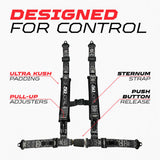 Elite Series 2" & 3" 4-Point Harness with Push-Button Release