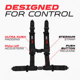 Elite Series 2" & 3" 4-Point Harness with Push-Button Release