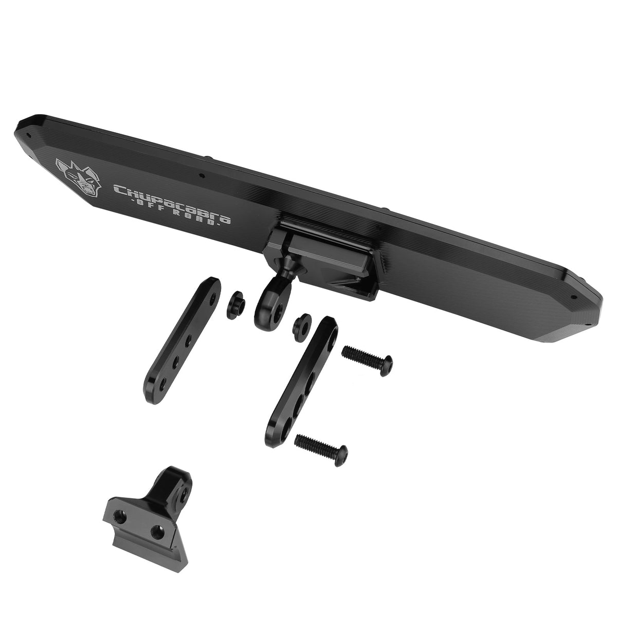Super DELUXE 11” Offroad UTV Center Rearview Mirror - Wide Field of Vision + Adjustable Dual Mounting (2024)