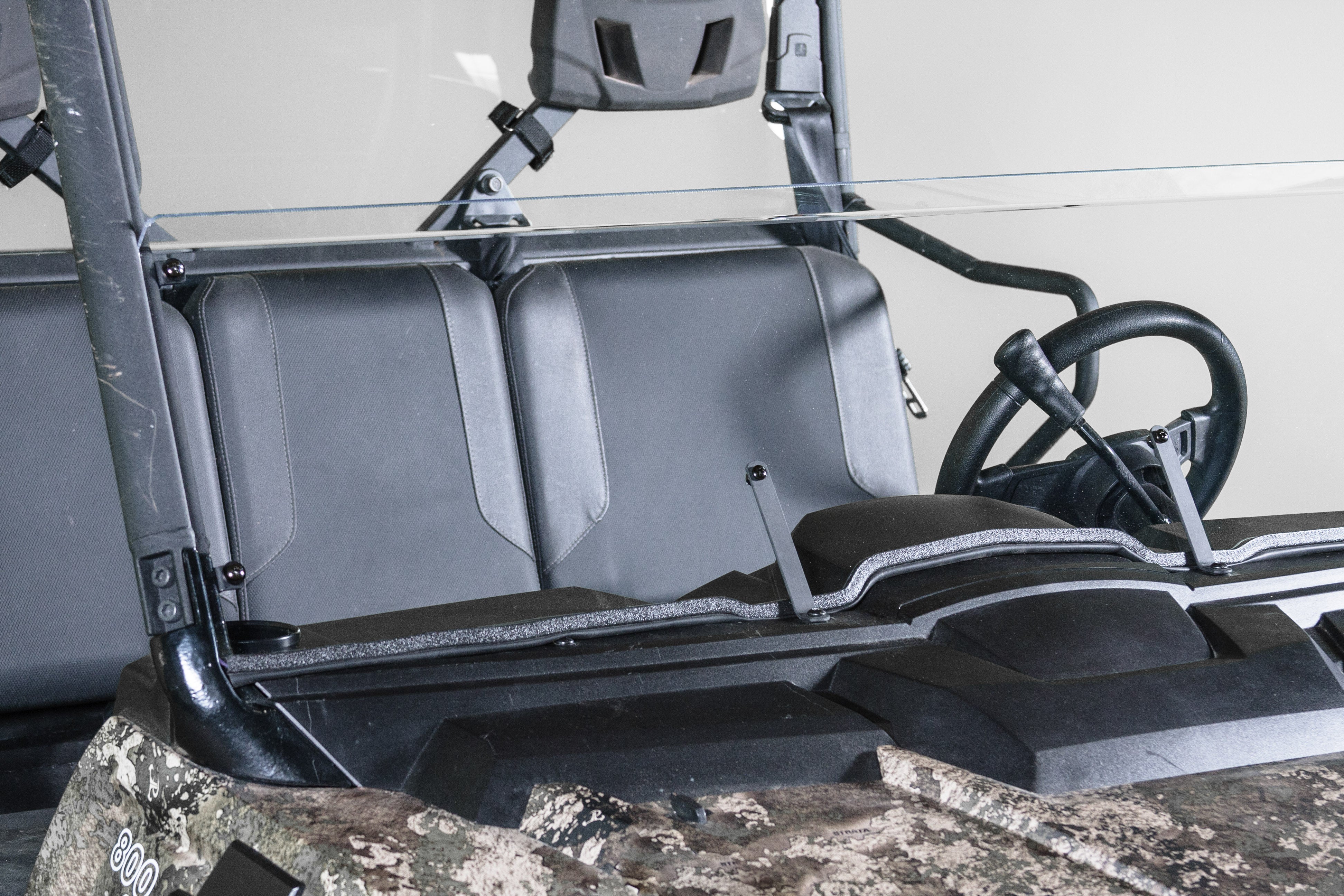 Photo of 2018-2024 ARCTIC CAT PROWLER PRO WITH PRO FIT FRAME (COMPATIBLE WITH TRACKER 800SX) HALF UTV WINDSHIELD (TK00133, TK00365 & TK00423) by TerraRider UTV Windshields & Accessories - Premium for UTVs / Side by Sides