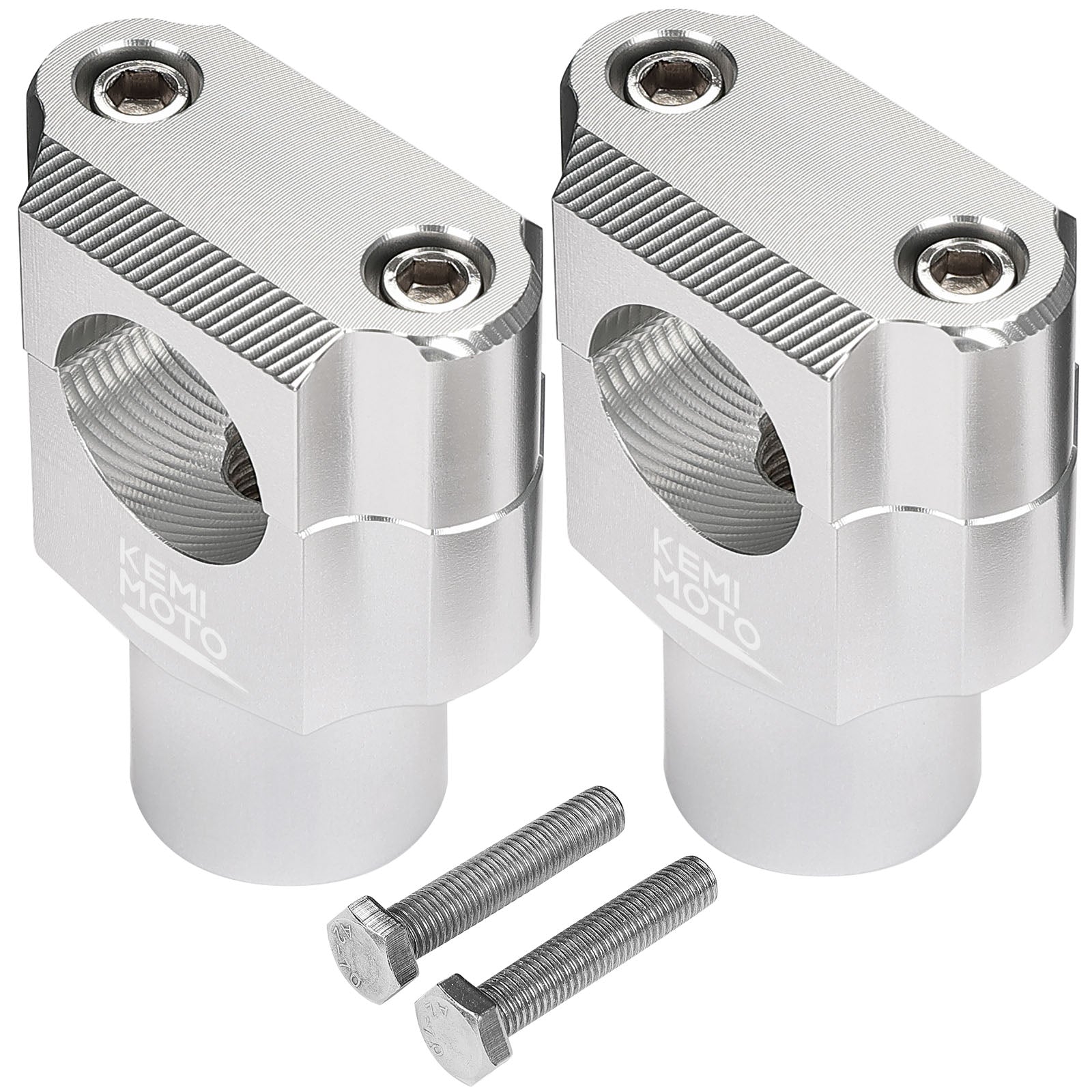 Photo of 1 Inch Motorcycle Handlebar Risers, Aluminum Alloy Motorcycle Risers by Kemimoto - Premium for UTVs / Side by Sides