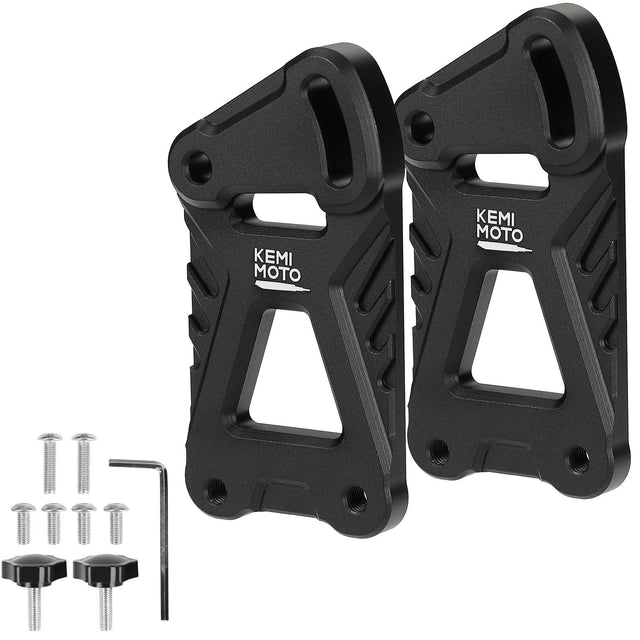 Photo of Motorcycle Windshield Risers Extension Adjustable Bracket for KLR 650 KLR650 by Kemimoto - Premium for UTVs / Side by Sides
