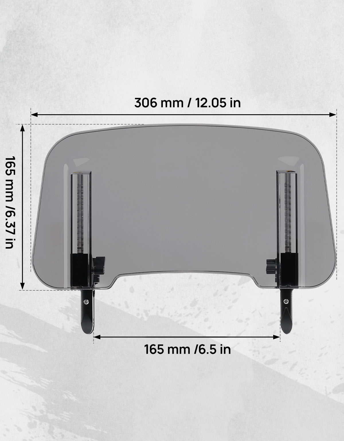 Photo of Upgraded Aluminum Metal Heightened Windshield by Kemimoto - Premium for UTVs / Side by Sides