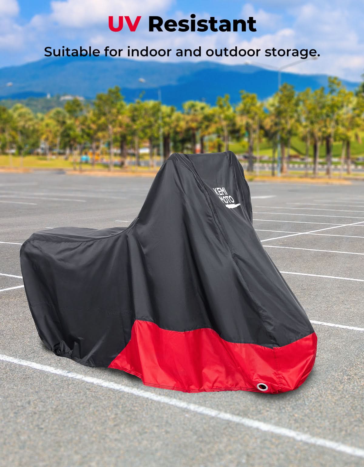 Photo of Weatherproof Motorcycle Cover for CT125 Trail 125 2021-2025 by Kemimoto - Premium for UTVs / Side by Sides