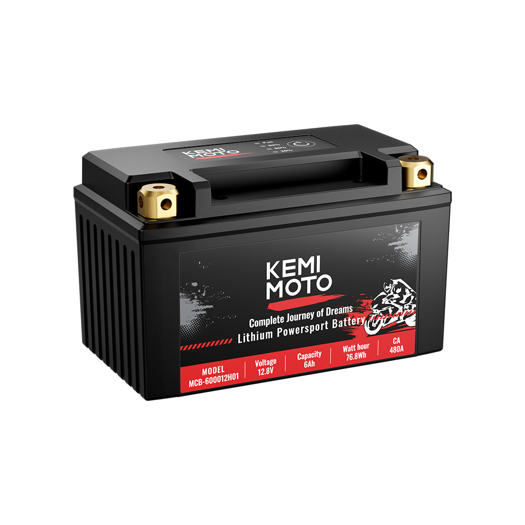 Photo of LiFePO4 12v 6Ah Lithium Battery for Motorcycle/ Lawn Mower /ATV/ UTV by Kemimoto - Premium for UTVs / Side by Sides