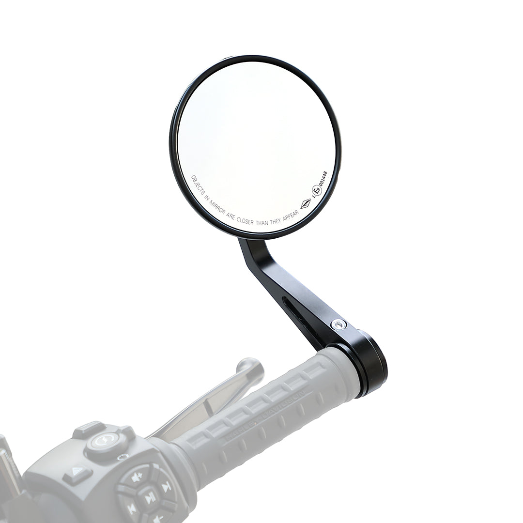 Photo of Universal Motorcycle Bar End Mirrors by Kemimoto - Premium for UTVs / Side by Sides