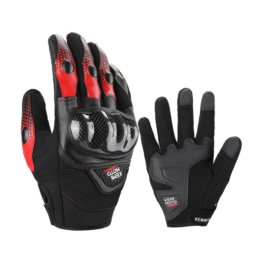 Photo of Motorcycle Riding Gloves (for Motorcross Dirt Bike ATV UTV) by Kemimoto - Premium for UTVs / Side by Sides