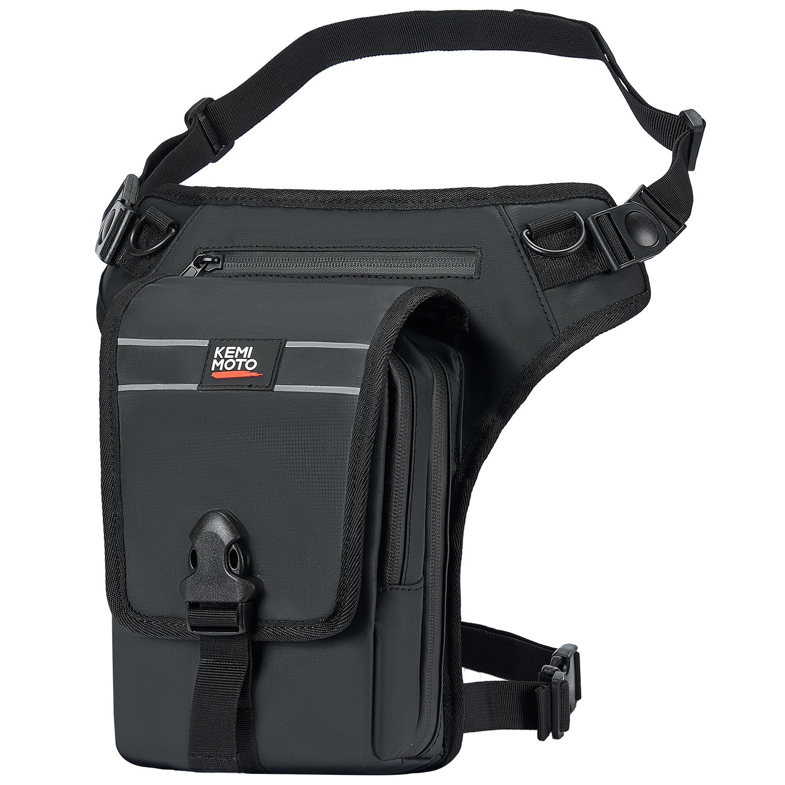Photo of Motorcycle Leg Bag, 2.3L Capacity by Kemimoto - Premium for UTVs / Side by Sides