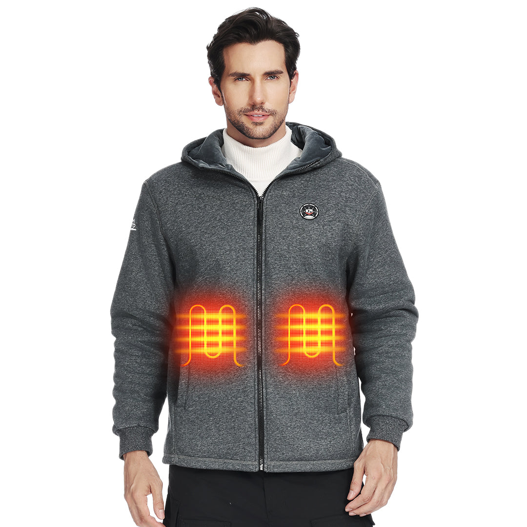 Photo of Heated Hoodie with 12V Battery Pack by Kemimoto - Premium for UTVs / Side by Sides