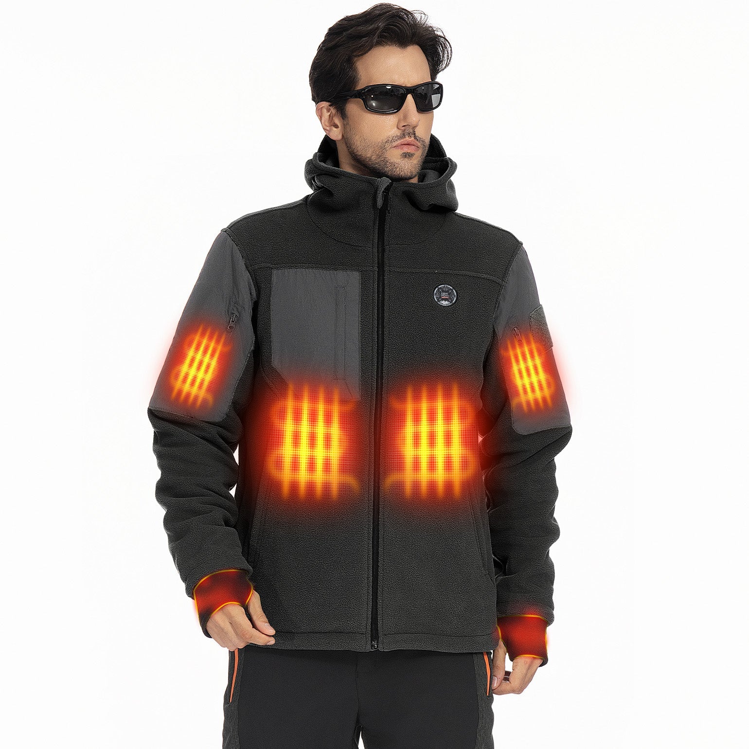 Photo of Heated Jacket with 12V 20000mAh Battery Pack by Kemimoto - Premium for UTVs / Side by Sides
