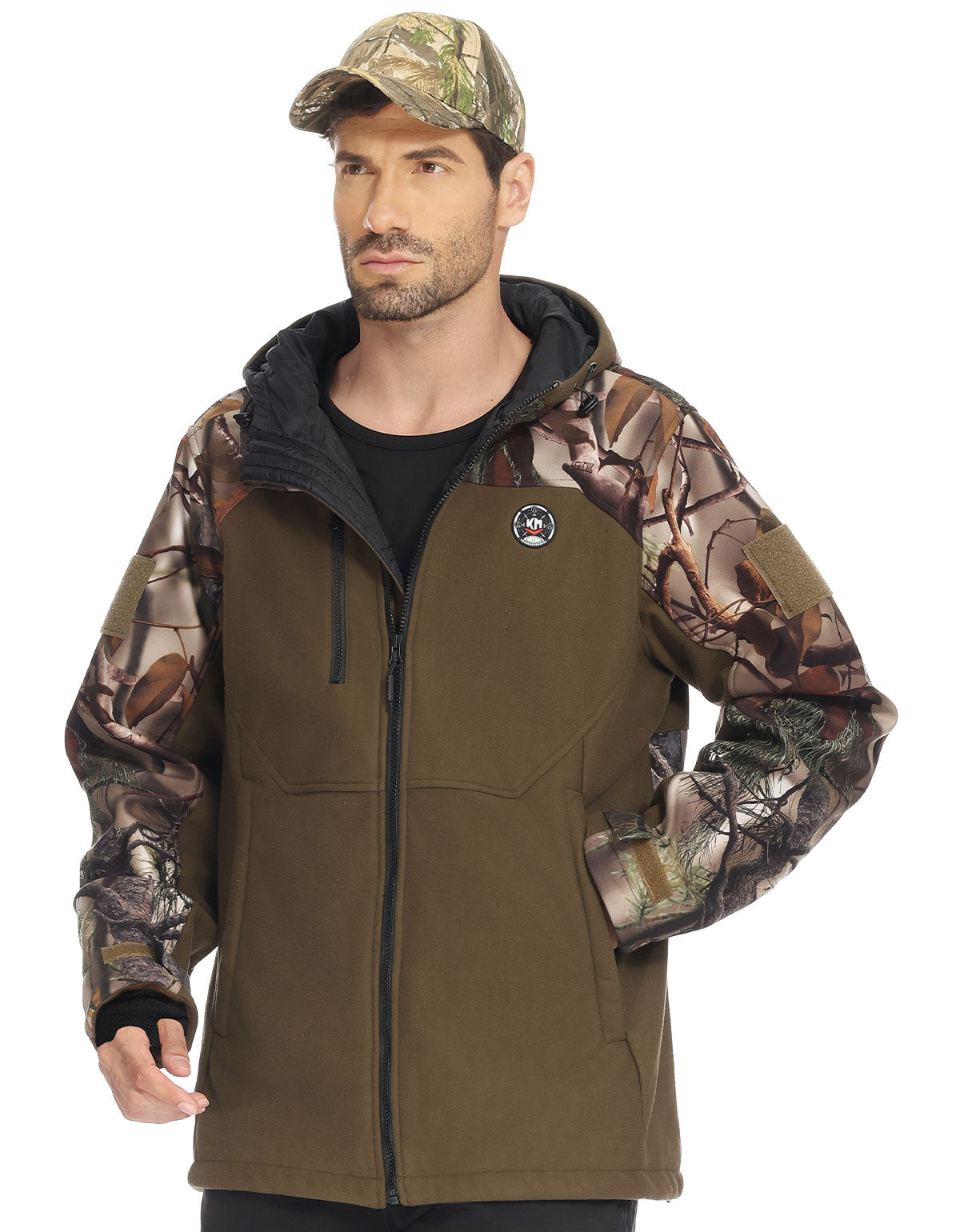 Photo of Kemimoto Hooded Heated Jackets with Battery Pack for Hunting Outdoor Hiking by Kemimoto - Premium for UTVs / Side by Sides
