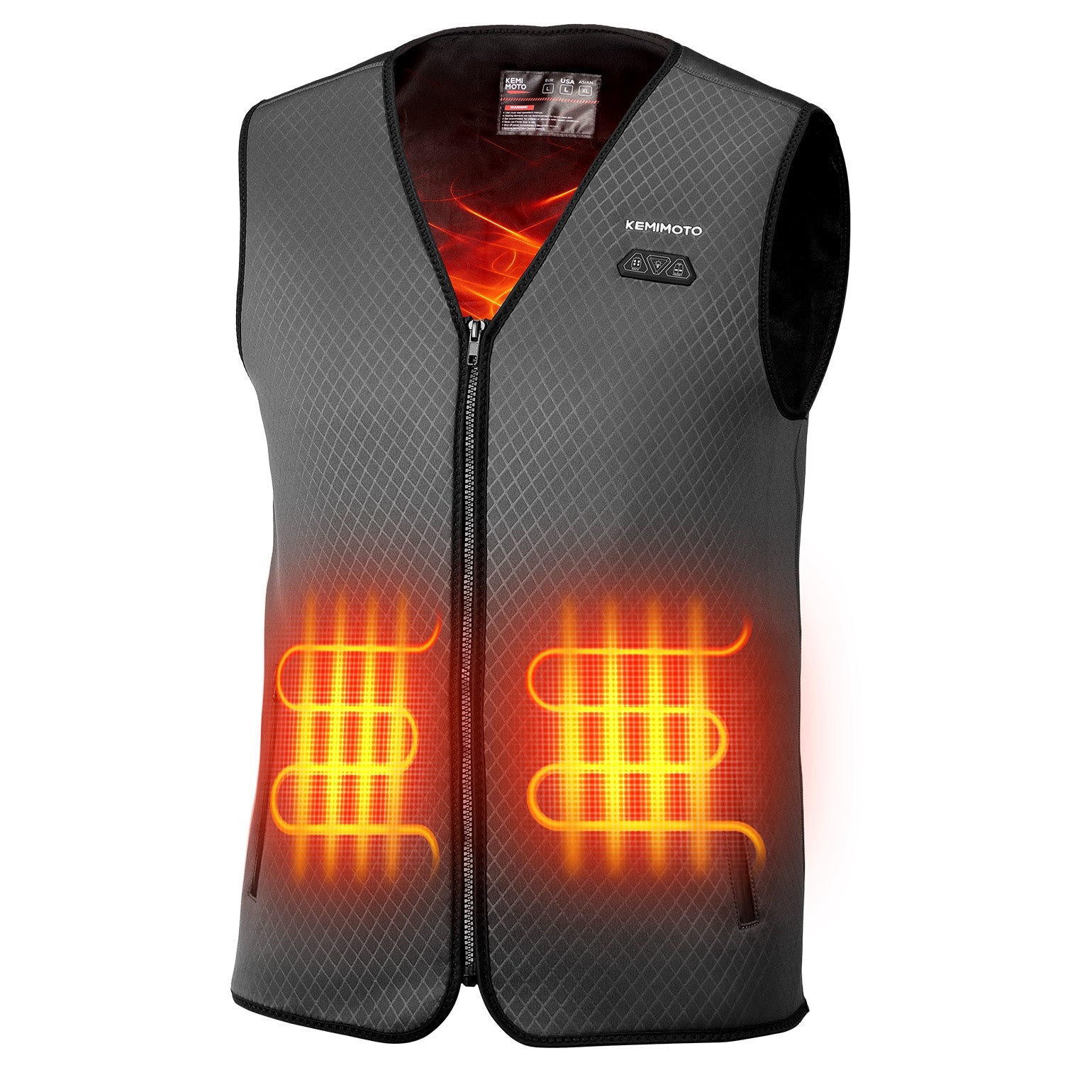 Photo of Men’s Heated Vest – Electric Warming Vest for Hunting & Winter Sports (No Battery) by Kemimoto - Premium for UTVs / Side by Sides