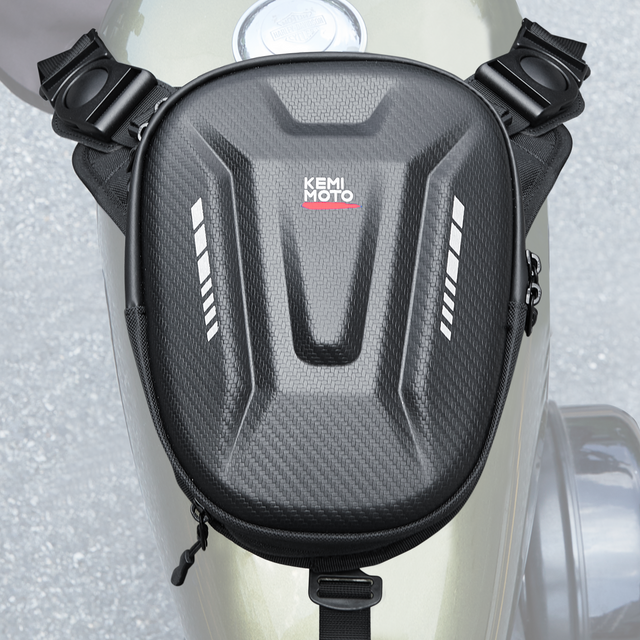 Photo of Motorcycle Tank Bag, 12L EVA Hard Shell Thigh Bag by Kemimoto - Premium for UTVs / Side by Sides