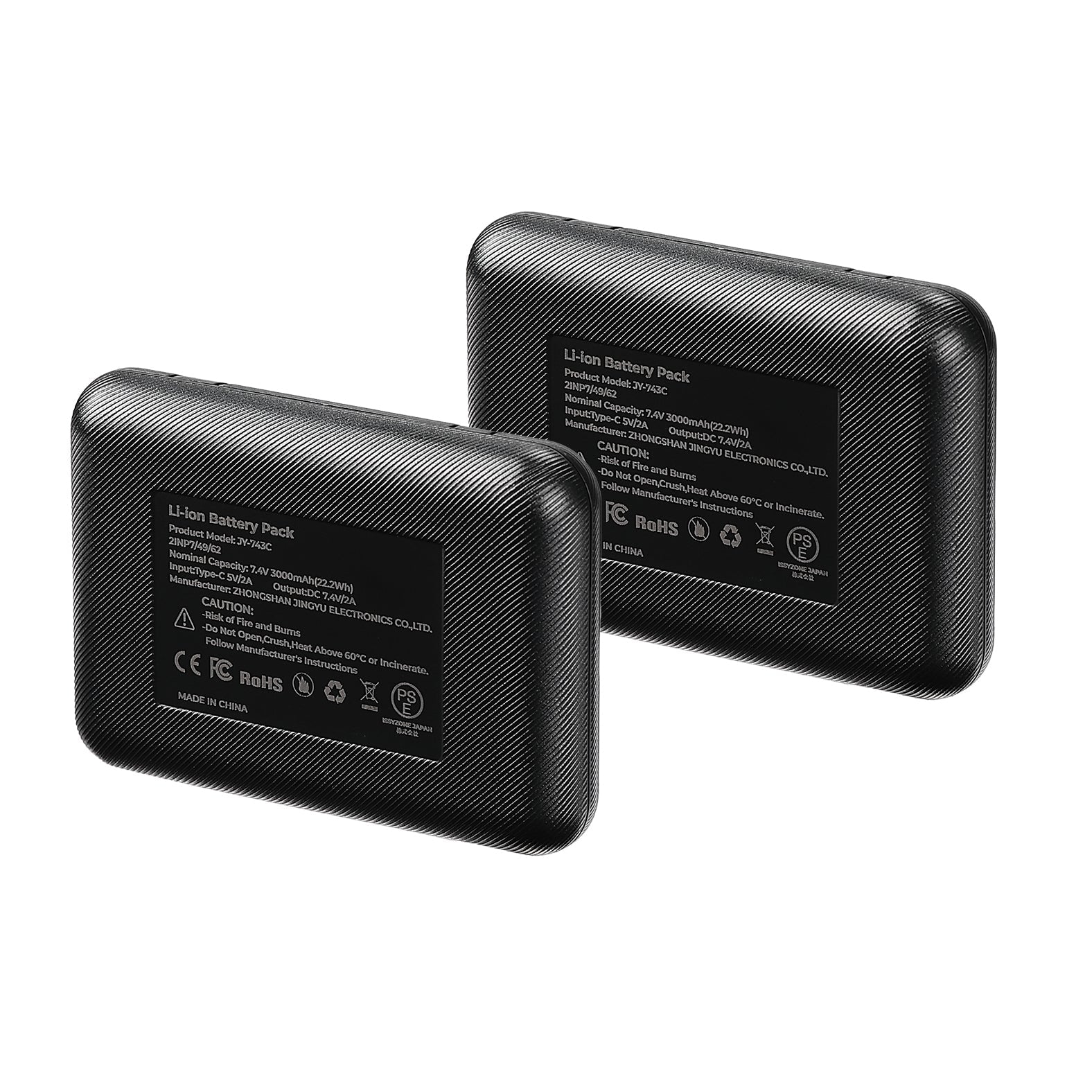 Photo of Rechargeable Battery 7.4V 2500mAh for Heated Gloves by Kemimoto - Premium for UTVs / Side by Sides