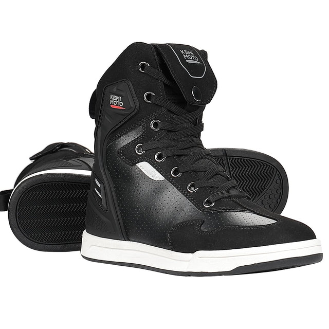 Photo of Men's Motorcycle Riding Boots Anti-Slip High Top Protective by Kemimoto - Premium for UTVs / Side by Sides