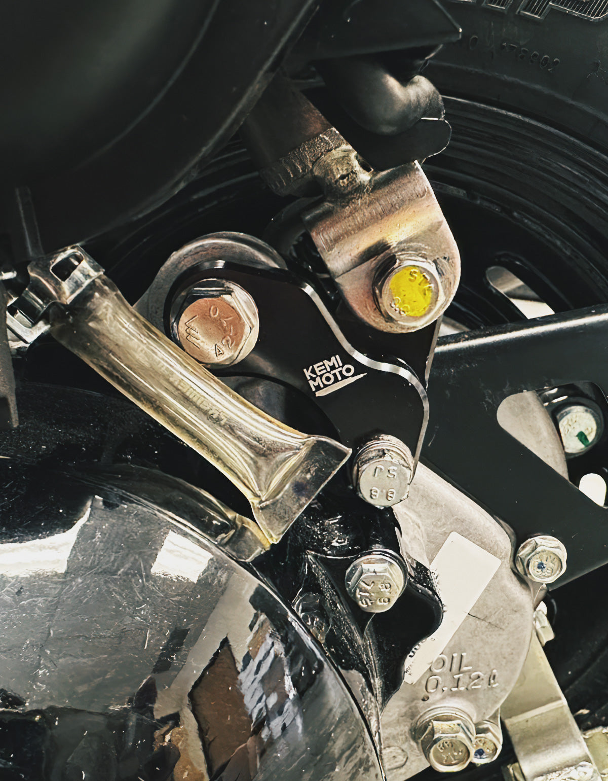 Photo of Motorcycle Rear Shocks Lowering Kit for Navi 2022-2025 by Kemimoto - Premium for UTVs / Side by Sides