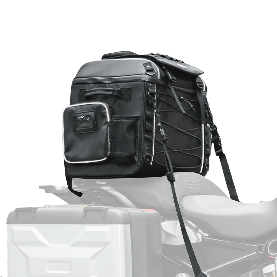 Photo of Travel Luggage Tail Bag for Sportster, Dyna, Softail, Road King, Road Glide by Kemimoto - Premium for UTVs / Side by Sides