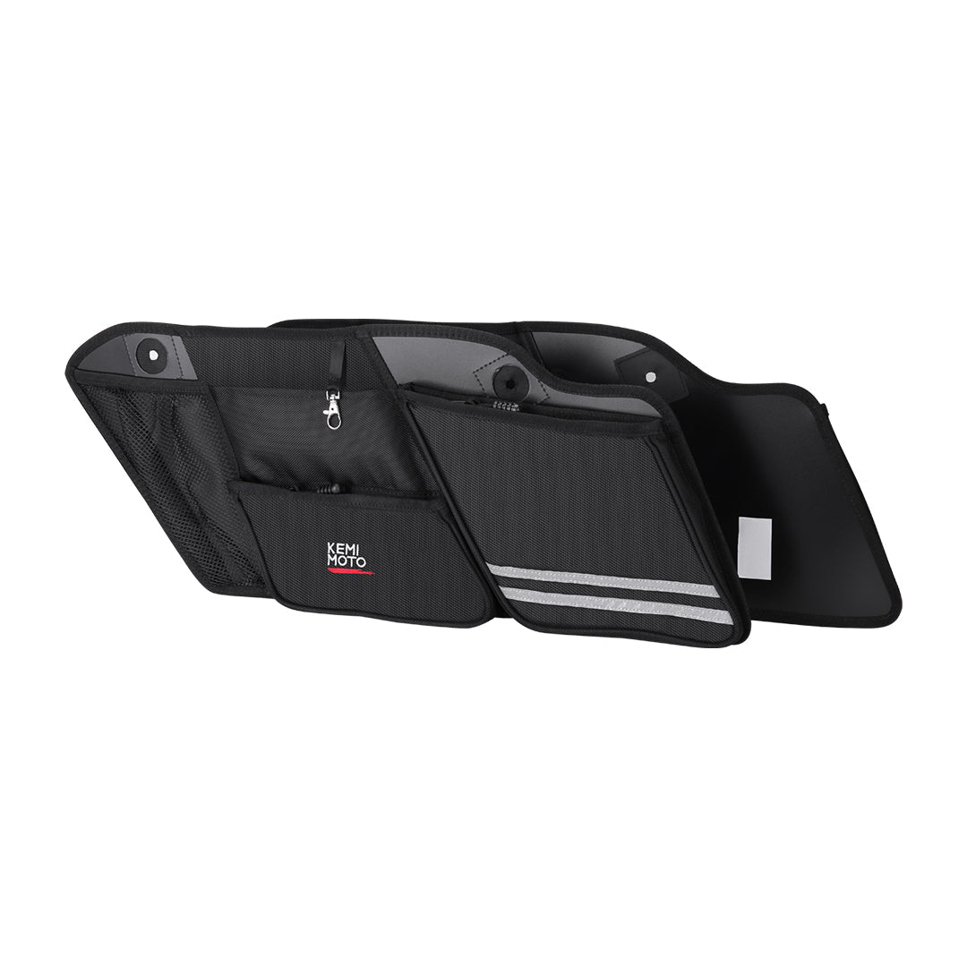 Photo of Saddlebag Organizers 2 Pack for Harley by Kemimoto - Premium for UTVs / Side by Sides