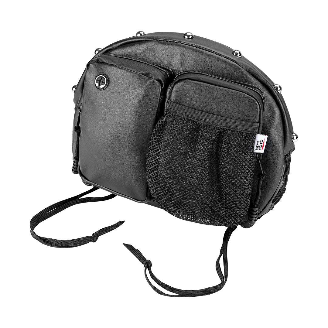 Photo of Motorcycle Rider Backrest Organizer Kit for Road Glide Touring Softail by Kemimoto - Premium for UTVs / Side by Sides