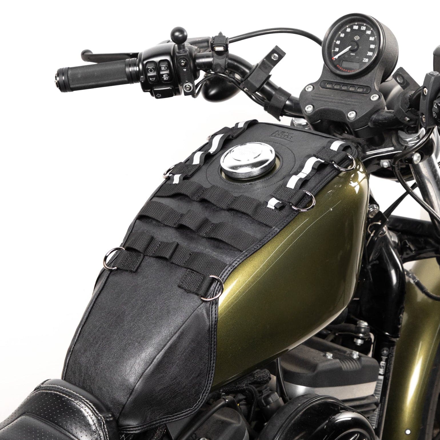 Photo of Motorcycle Fuel Tank Protector Bags for Sport Softail Touring Dyna by Kemimoto - Premium for UTVs / Side by Sides