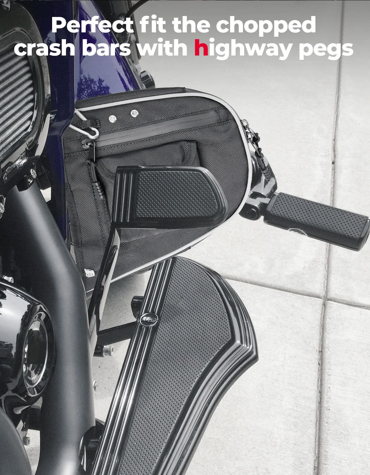 Photo of Motorcycle Leg Warmers for Touring Trike Models (1980-2025) by Kemimoto - Premium for UTVs / Side by Sides