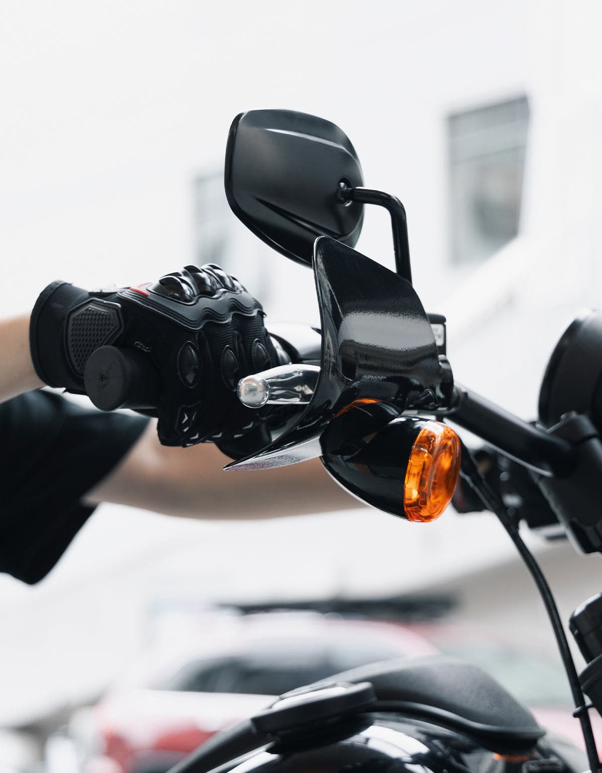 Photo of Upgraded Motorcycle Handguards 1 Pair for Softail Dyna Cruiser by Kemimoto - Premium for UTVs / Side by Sides