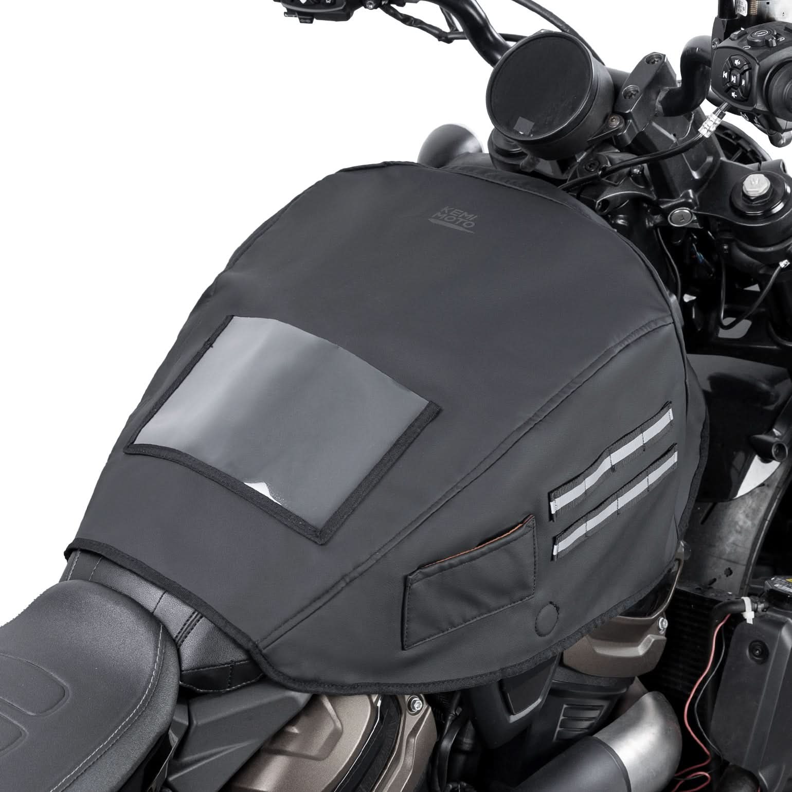 Photo of Motorcycle Fuel Tank Bag Cover for Touring Softail by Kemimoto - Premium for UTVs / Side by Sides