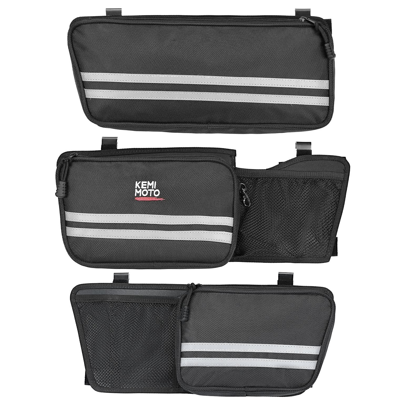 Photo of Upgraded Tour Pack Organizers with Hooks for Touring Street Glide Road King 2014-2025 by Kemimoto - Premium for UTVs / Side by Sides