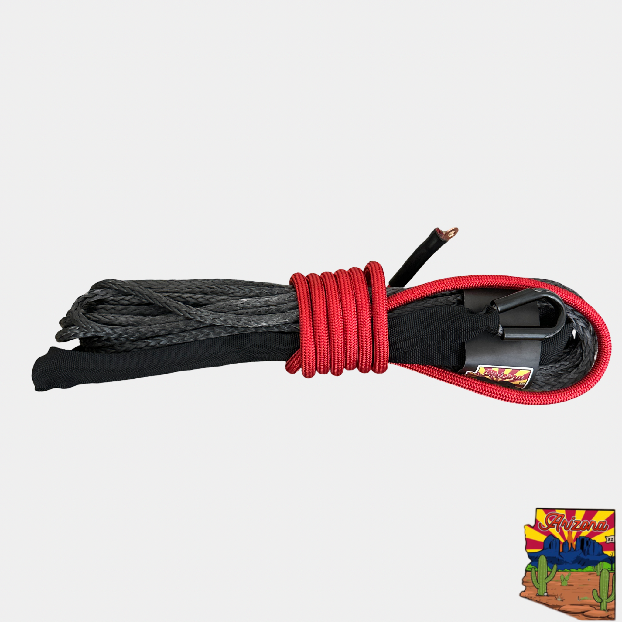 Photo of 1/4” x 50” Heavy duty SXS synthetic winch line by MOJAB OFFROAD - Premium for UTVs / Side by Sides