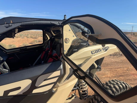 Photo of CANAM X3 2-SEAT Cab Enclosure "THE VAULT" Upper Side Doors & Panels (Patent Pending) by Dirt Warrior Accessories - Premium VAULT for UTVs / Side by Sides