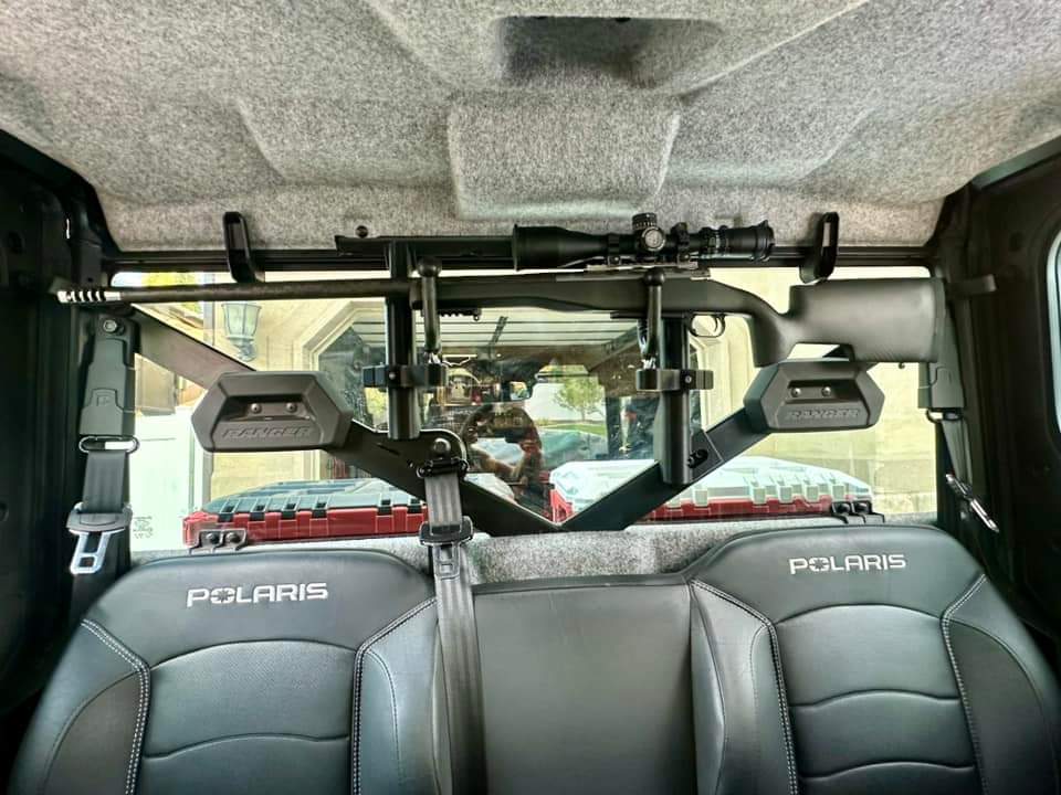Can-Am Defender Mid Cage Rifle Rack | 1, 2, or 3 Place | Qwik Rax