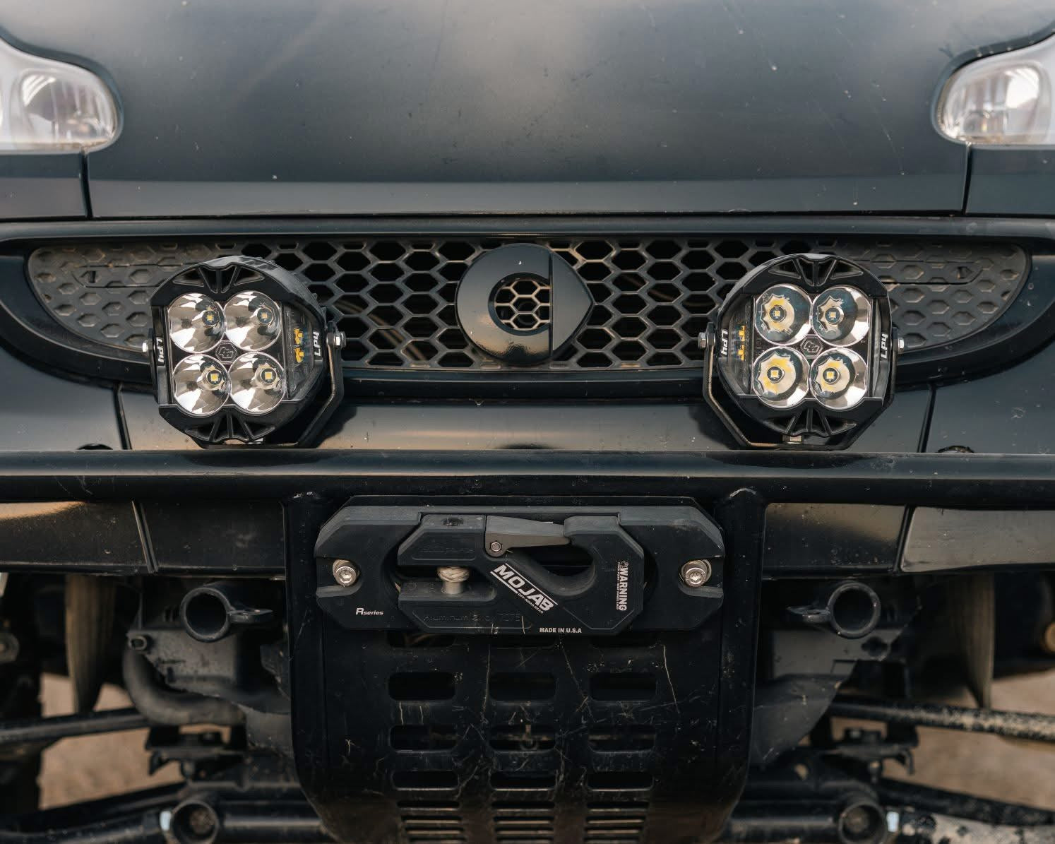 Side By Side / UTV Aluminum Recessed Winch Shackle with Fairlead Kit. (LIFE TIME WARRANTY*)