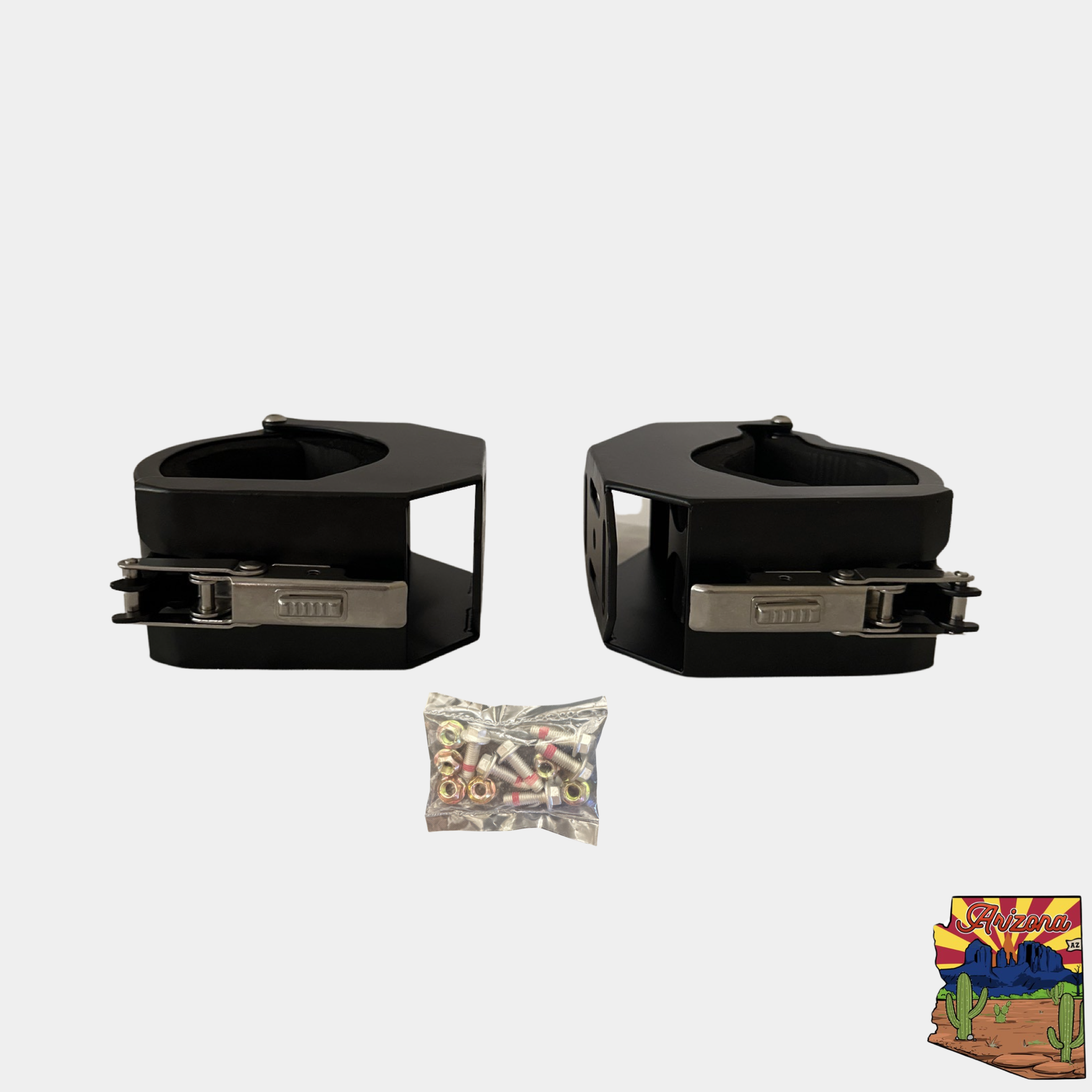 Photo of Heavy duty mounting clamps for hydraulic Jack by MOJAB OFFROAD - Premium Jacks & Accessories for UTVs / Side by Sides