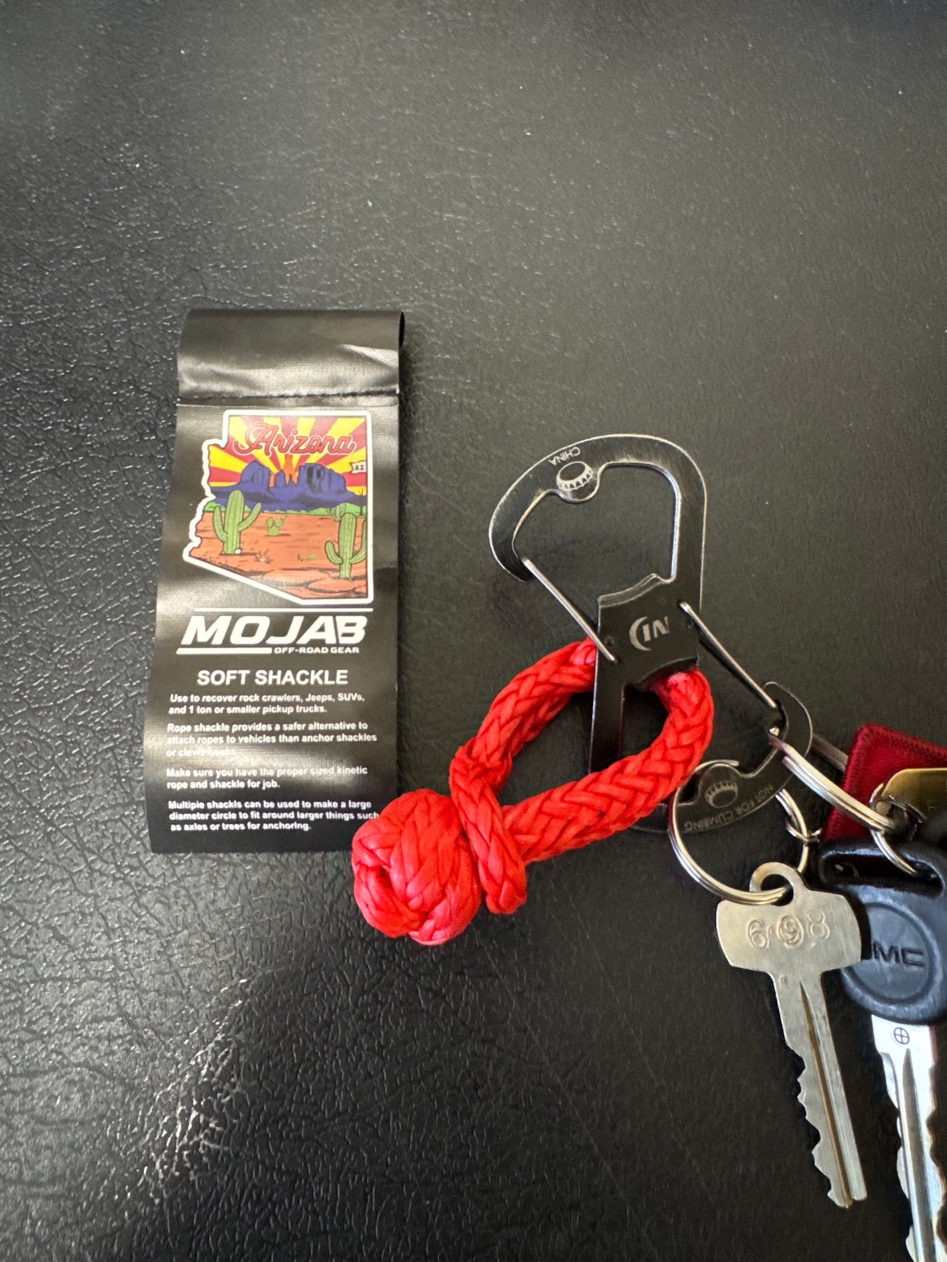 Photo of Micro soft shackle 3/16'' x 6'' by MOJAB OFFROAD - Premium for UTVs / Side by Sides