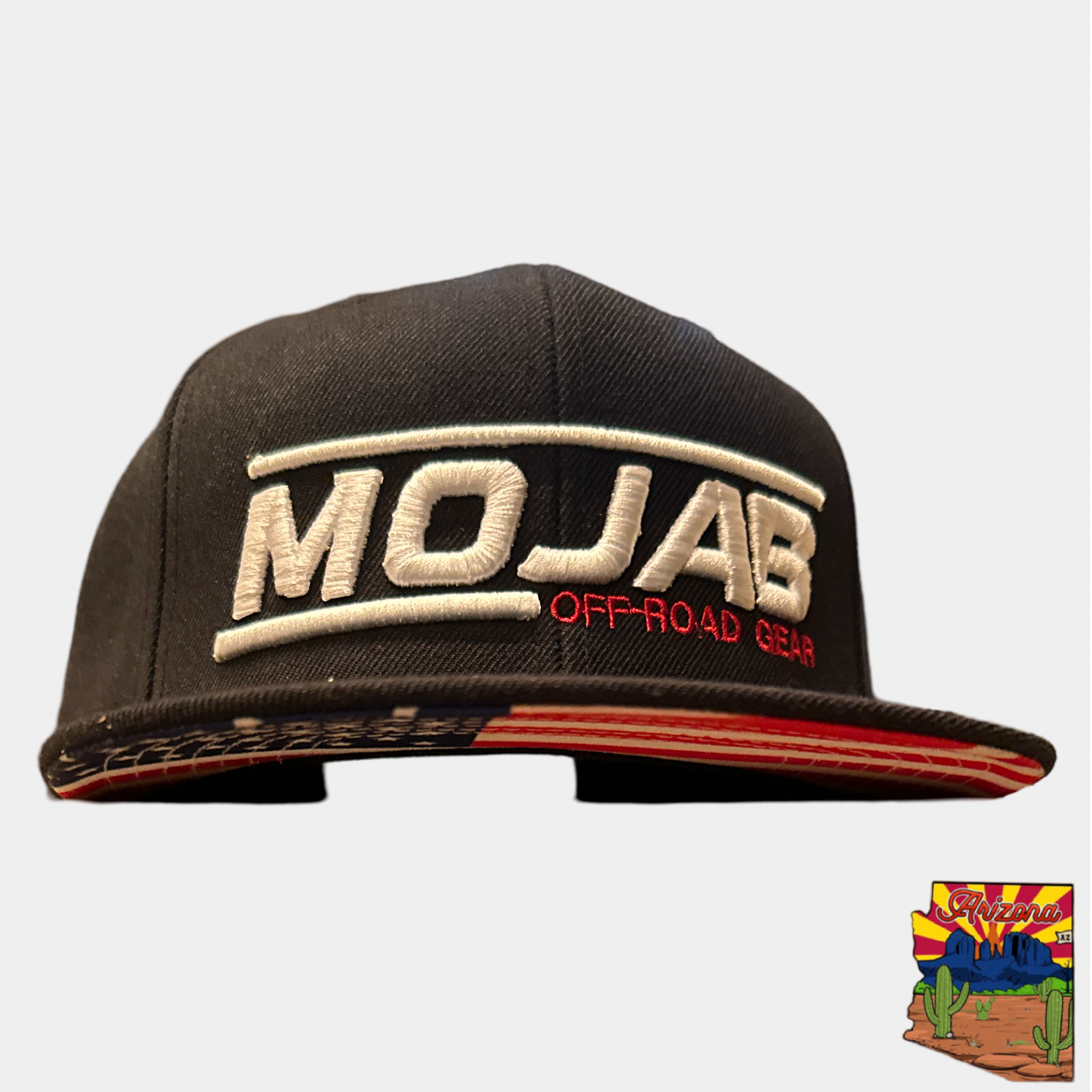 Photo of Mojab snap-back Cap - American Flag edition by MOJAB OFFROAD - Premium for UTVs / Side by Sides