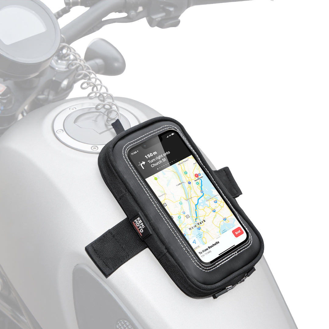 Photo of Motorcycle Magnetic Tank Bag for Cell phone up to 6.3 Inch by Kemimoto - Premium for UTVs / Side by Sides