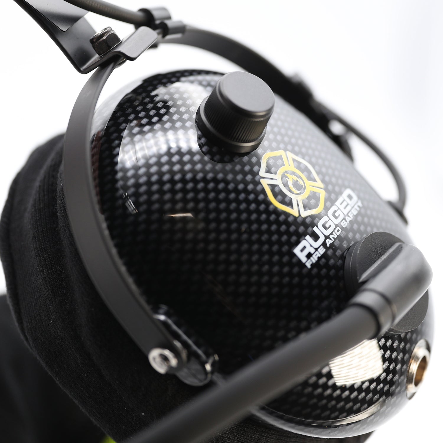 Photo of FHS Over-The-Head Fire Safety Industrial Headset by Rugged Radios - Premium for UTVs / Side by Sides