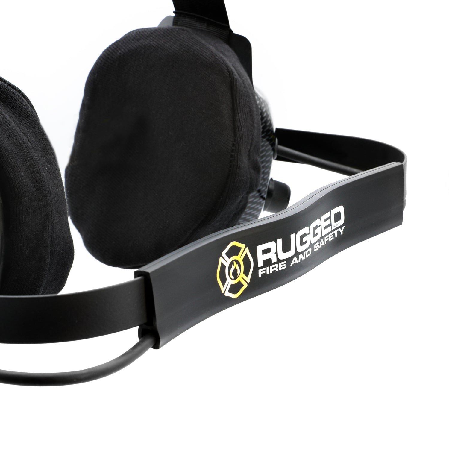 Photo of FHS Behind-The-Head Fire Safety Industrial Headset by Rugged Radios - Premium for UTVs / Side by Sides