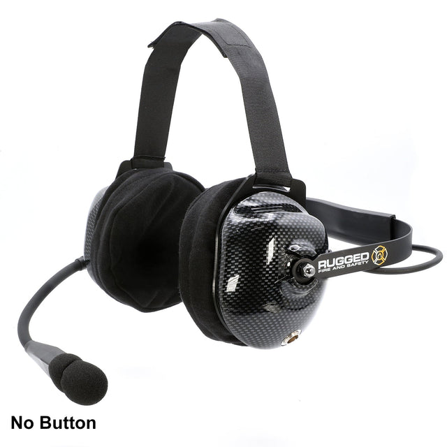 Photo of FHS Behind-The-Head Fire Safety Industrial Headset by Rugged Radios - Premium for UTVs / Side by Sides
