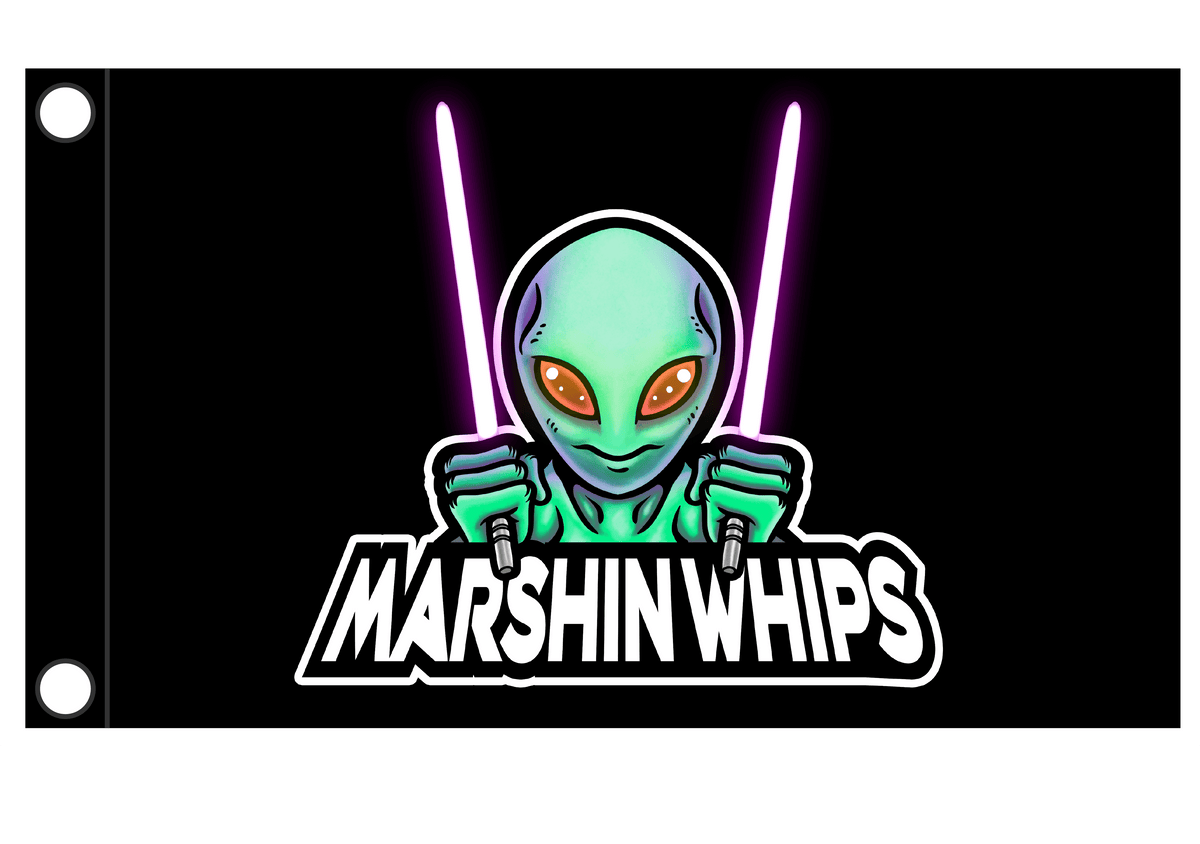 Marshin Whips Single Day Flag (Flag Only)