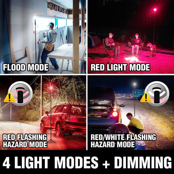 Photo of FLi-LITE 6.5' Telescoping Light by STKR Concepts - Premium Telescoping Light for UTVs / Side by Sides