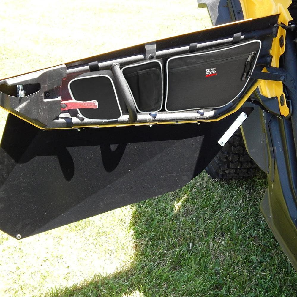 Photo of Rear View Side Mirrors & Door Strorage Bags for Can Am Maverick X3 by Kemimoto - Premium for UTVs / Side by Sides