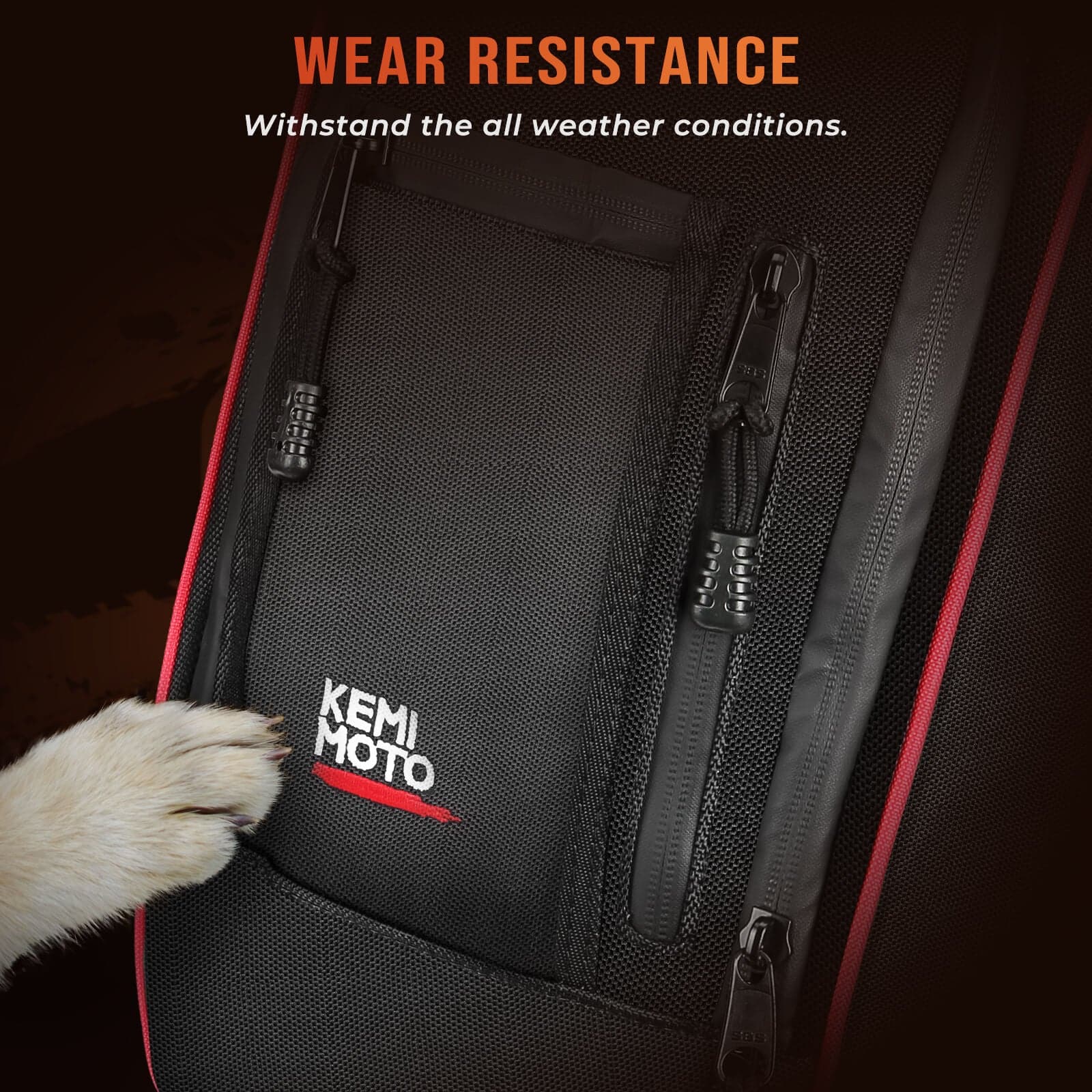 Photo of Tablet Holder & Console Storage Bag for Can-Am Maverick X3 by Kemimoto - Premium for UTVs / Side by Sides