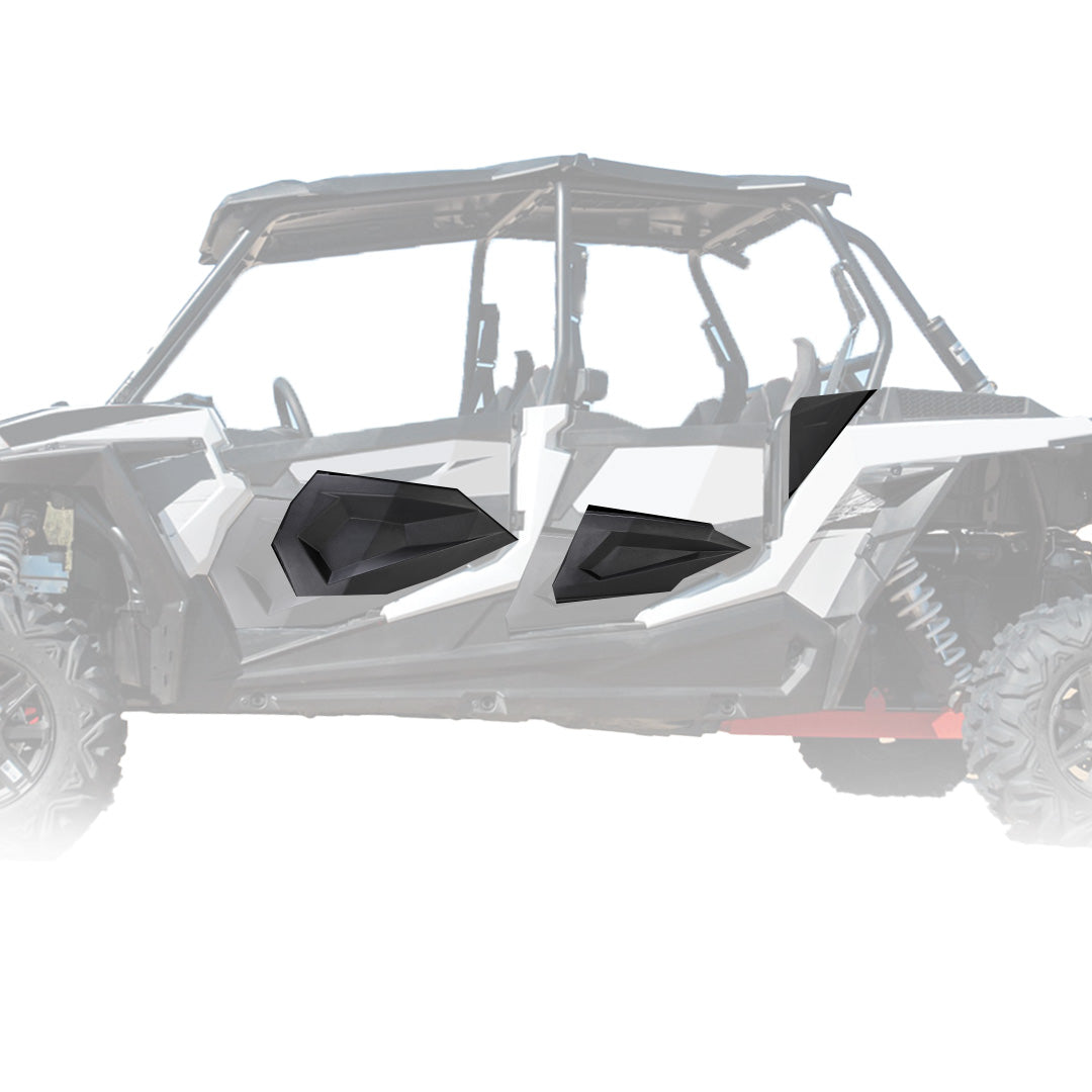 Photo of Lower Doors Panel Inserts For Polaris RZR XP4 1000 2014-2023 (4 Doors) by Kemimoto - Premium for UTVs / Side by Sides